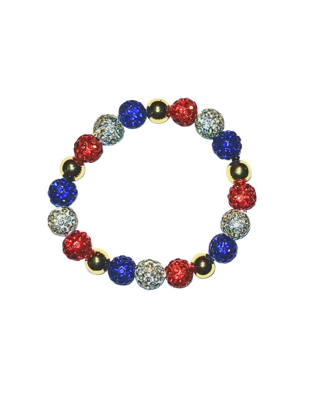 Nederlandse WK Armband – Rood, Wit, Blauw & Goud (Koninklijke Editie)