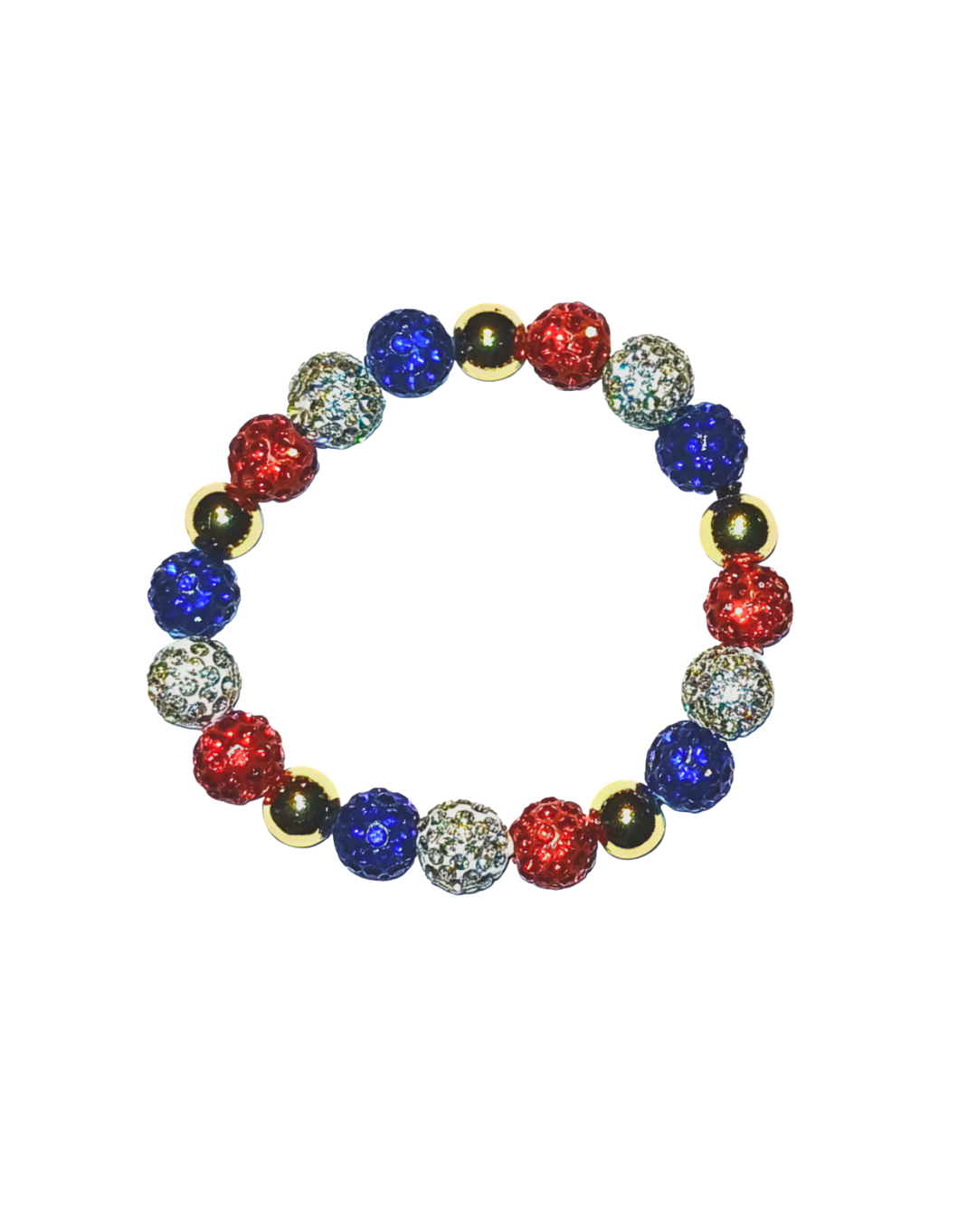 Nederlandse WK Armband – Rood, Wit, Blauw & Goud (Koninklijke Editie)