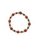 Oranje WK Armband – Oranje, Goud & Parels (Glamour Editie)
