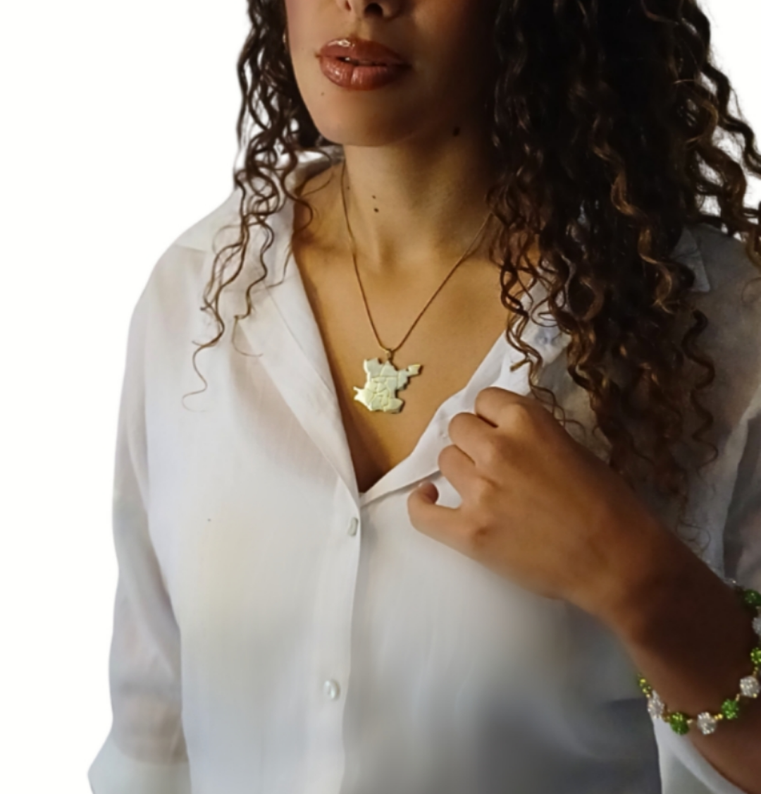 Rotterdam City Map Pendant